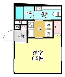 ジュリアス大森中【1階】の間取り