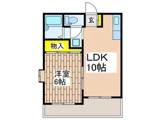 サニーオムロ【1階】の間取り