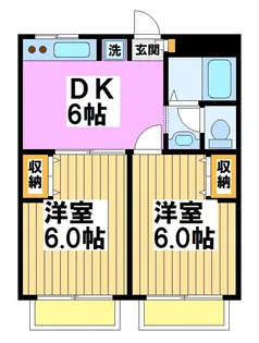 エリントン【2階】の間取り