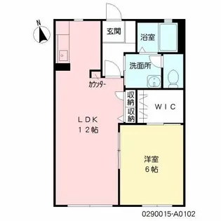 リリーガーデン崎ノ尾【1階】の間取り