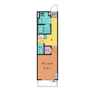 CENTER VILLAGE【2階】の間取り