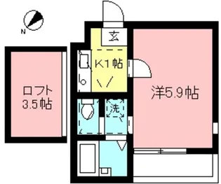 TMJ相模大野【1階】の間取り
