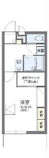 レオパレスE.T.R【2階】の間取り