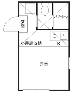 ユナイト菅キャロライン【2階】の間取り