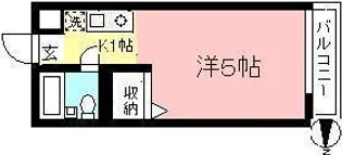 グリーンハイツ生田【3階】の間取り