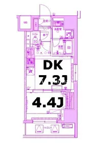リヴシティ横濱関内弐番館【5階】の間取り