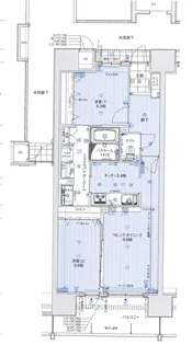 アルファステイツ大手通【14階】の間取り