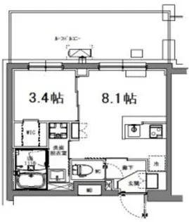 S-RESIDENCE玉川学園前 (エスレジデンス)【5階】の間取り