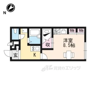 レオパレスレイクサイドライフ【2階】の間取り