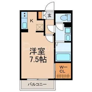 Lchance壱番館【1階】の間取り