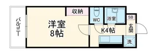 メゾンポプリ【3階】の間取り
