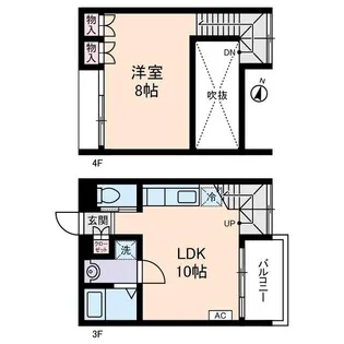 保萬齢【3階】の間取り