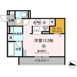 ジャンティリッツ西条【1階】の間取り