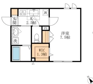 バンブー本中山【2階】の間取り