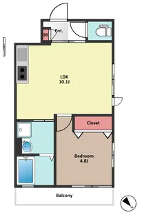 リバージュ田園調布【4階】の間取り