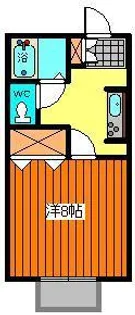 セジュールまきI【1階】の間取り