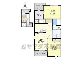 アニメート・ヴィラB【2階】の間取り