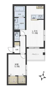 グランドセジュール【3階】の間取り