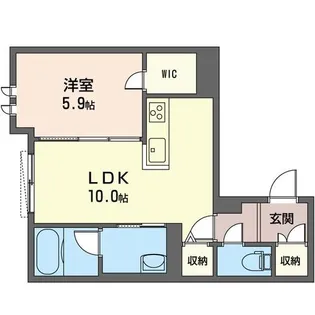グレースキャニオン【1階】の間取り
