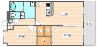 Felice Storia【5階】の間取り