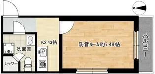 ROOMS(防音ルーム)【3階】の間取り