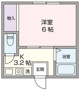アルカサル豊田【1階】の間取り