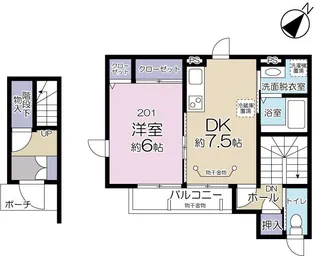 ニレの木【2階】の間取り