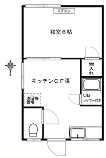柳栄荘【2階】の間取り