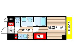 サーティスリー上前津【9階】の間取り