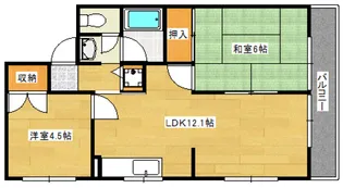 サンシャインあさひ【3階】の間取り