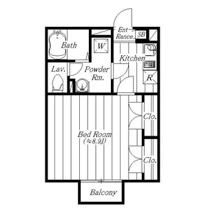 アムール SazemIII【2階】の間取り