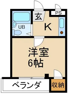 JPアパートメント枚方【2階】の間取り