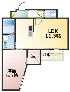 LAPIS薬園町【6階】の間取り