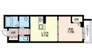 BEREO KOTESASHI【2階】の間取り