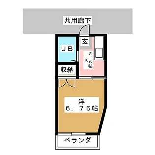 プチハウス2【2階】の間取り