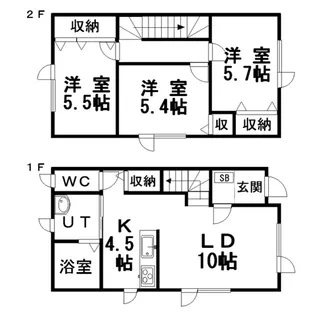 StoryII【1階】の間取り