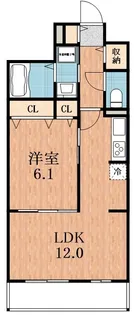 ヴィオラ住吉の杜【3階】の間取り