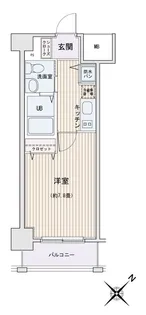 HF門前仲町レジデンス【9階】の間取り