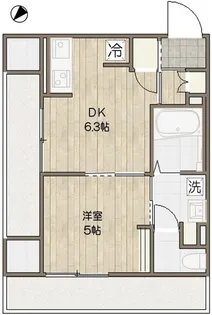 ラ・ブークル【8階】の間取り