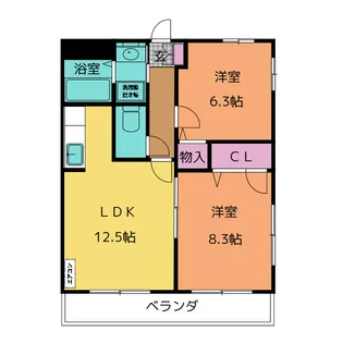 FORTUNA【3階】の間取り