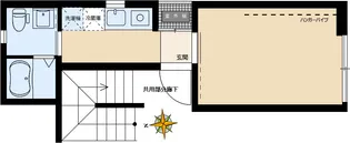 Nezu A Flat【4階】の間取り