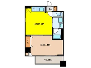 アレージュマン日本橋人形町【8階】の間取り