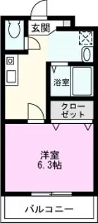 ゴールドハイツII【3階】の間取り