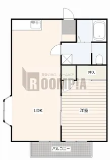 MUヒルズA【2階】の間取り