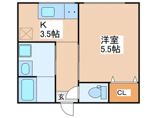 シャトートキワ【4階】の間取り