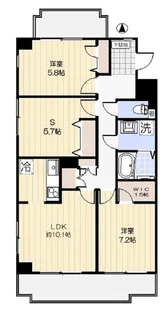 コロニァ・ハウス【2階】の間取り