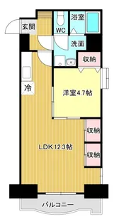 アップル第7マンション【3階】の間取り