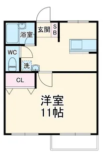 エクセレンス飛鳥【1階】の間取り