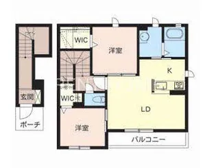 シャーメゾン稲田本町【2階】の間取り