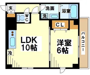 フロレスタ【5階】の間取り